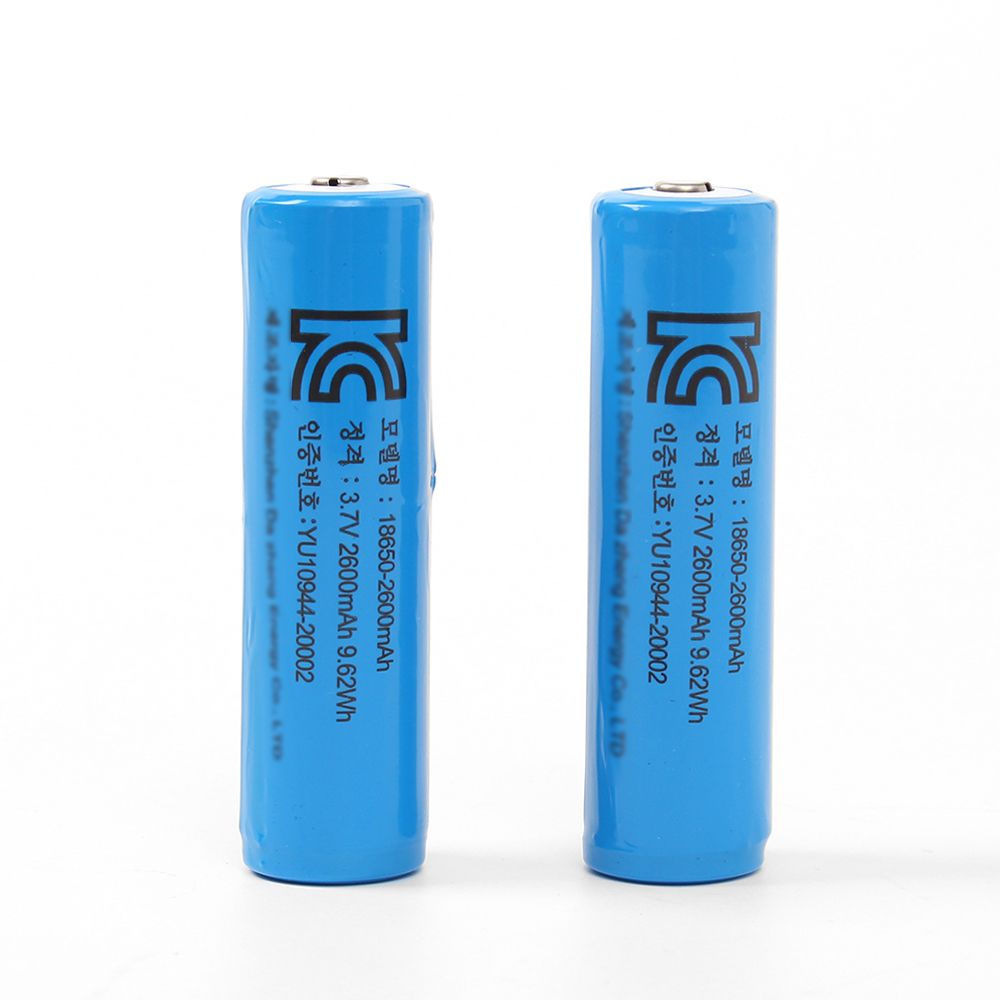 2600mAh 배터리 2p세트 스몰캡 충전지 리튬이온