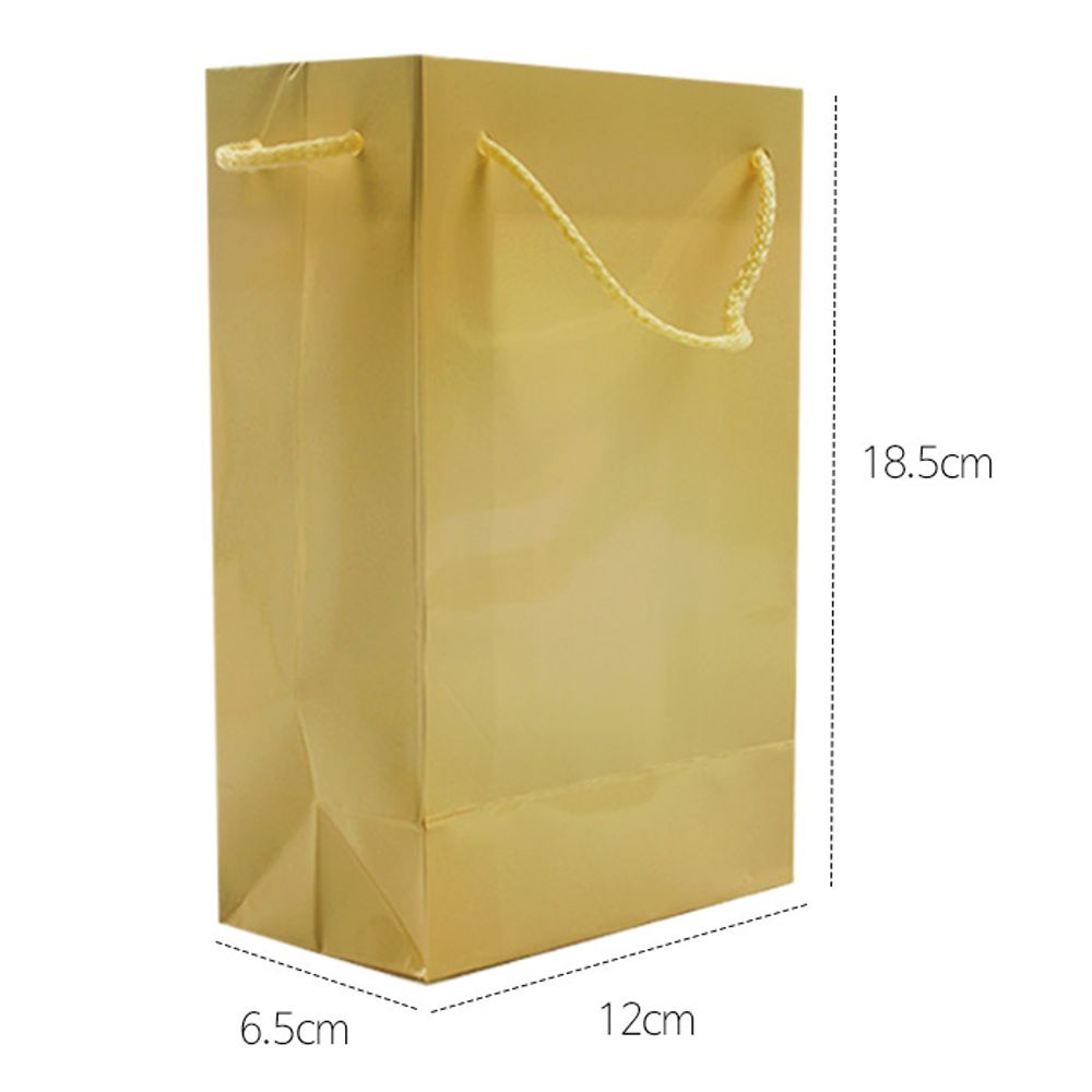 아이티알,LZ 쇼핑백 종이백 8호 노랑 가로12X18.5X폭6.5cm CO