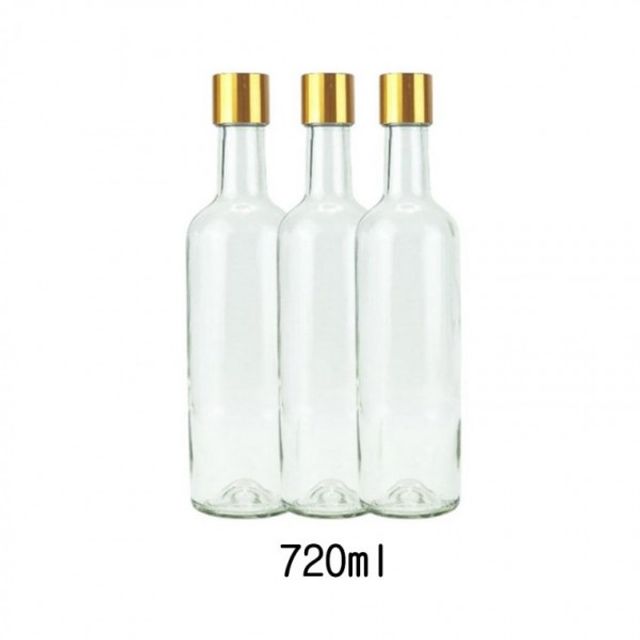 유리 효소병 발효병 과실주병 720ml 3개