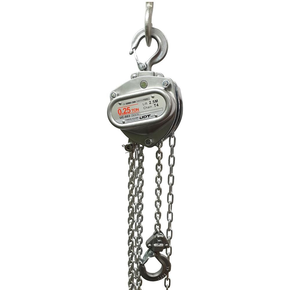 UDT UC-003 체인블록 도르레 호이스트 0.25t 미니형