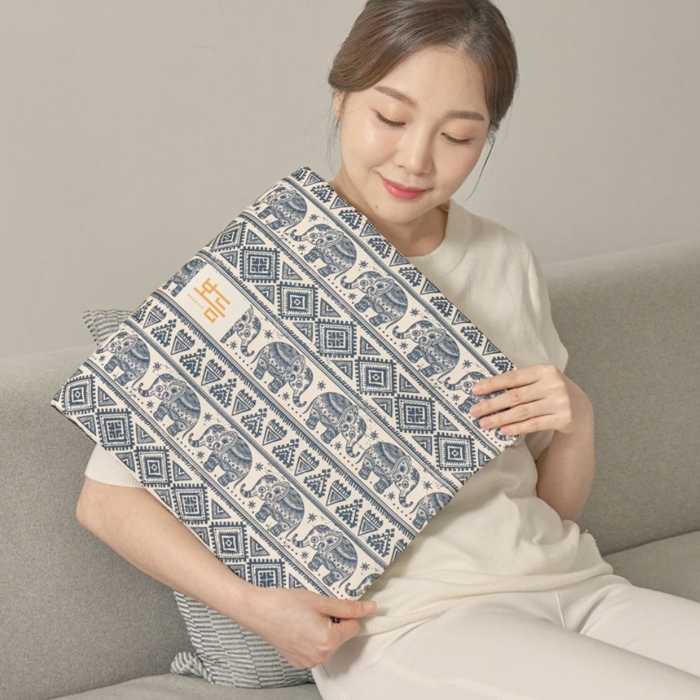 60x35cm SMART 맥반석 황토 온도조절 빈티지코끼리 게