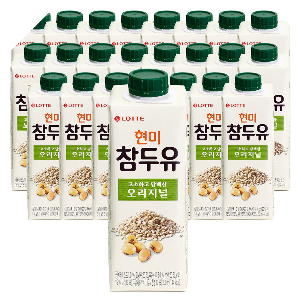 롯데 현미참두유 오리지널 250ml X 24개입