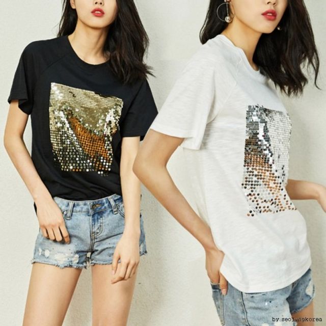 여성 셔츠 티셔츠 기본 여름 데이 반팔 반팔티 티 여