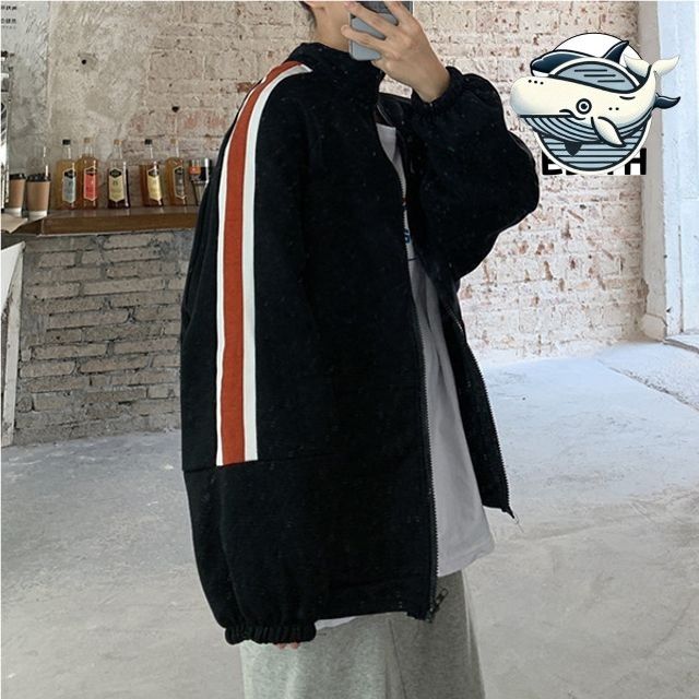 간편 스타일 여성 봄가을집업 루즈핏 트랙 자켓