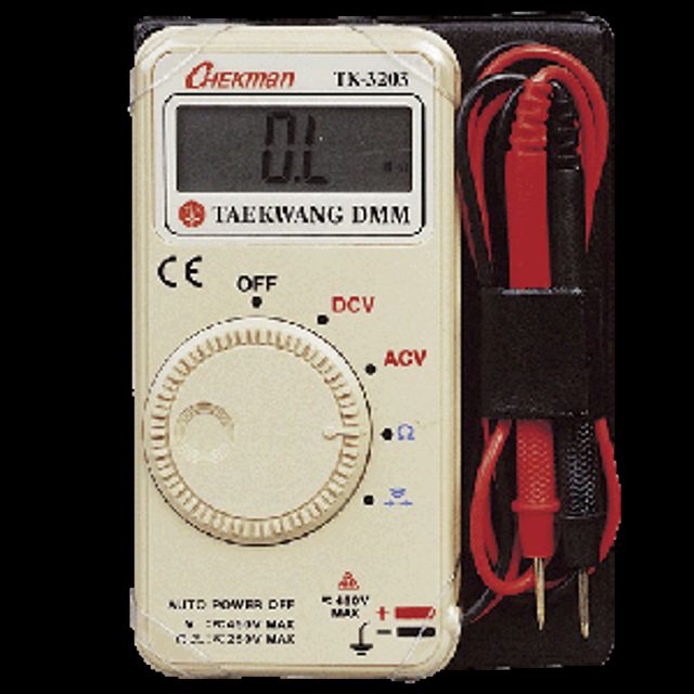 태광 디지털테스터(포켓용) TK-3203 AC/DC