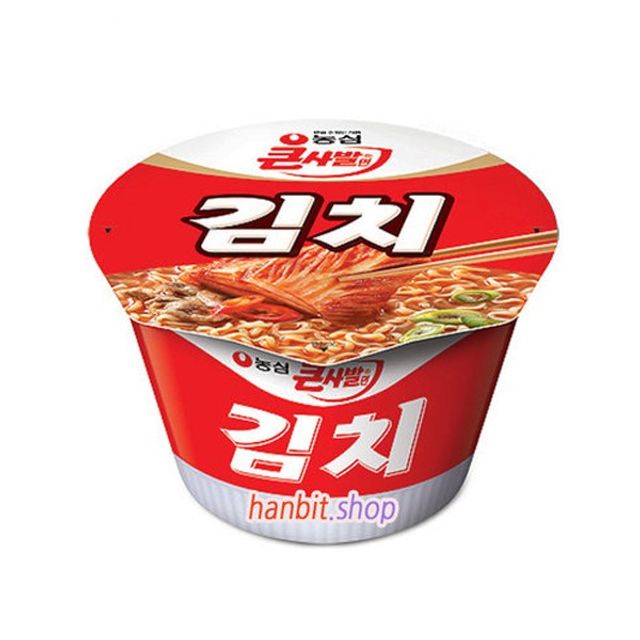 농심 김치 큰사발면면(16개/BOX)