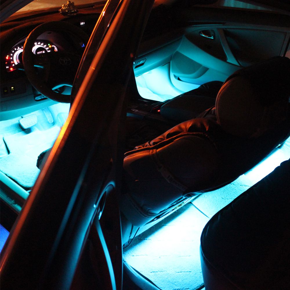 브릴리언트 라이팅 자동차무드등 풋등 LED 단색2바-스카이