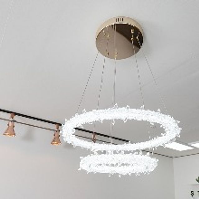 LED 팬던트 조명 스완 W483-2 50W 크리스탈 주광색