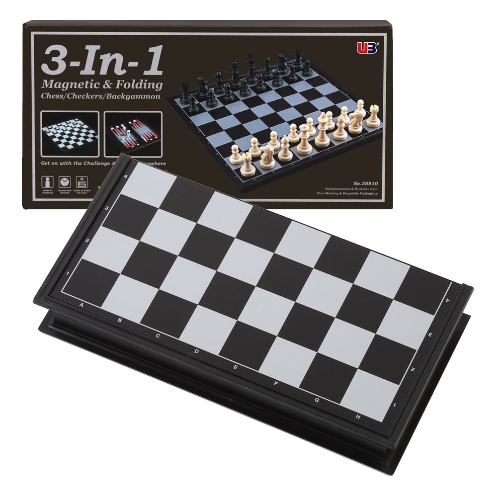 접이식 자석 체스판(31cmX31cm) 3in1 보드게임
