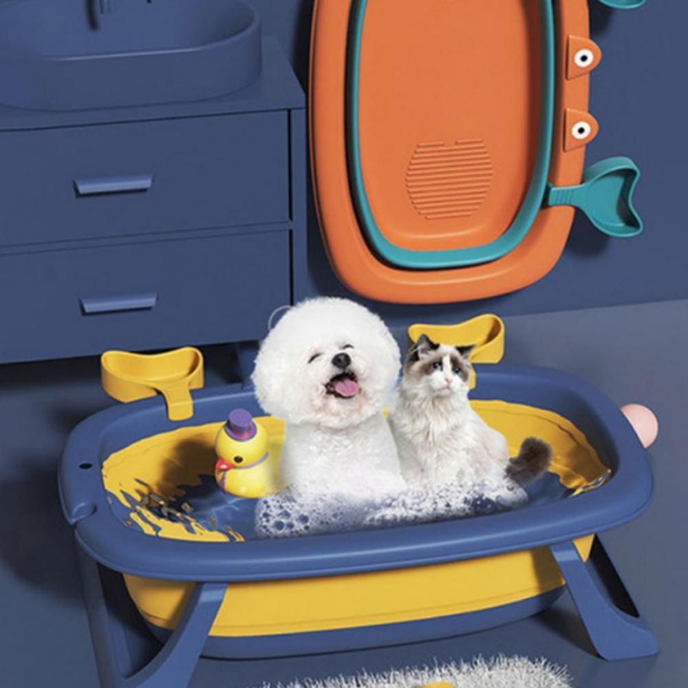 접이식 욕조 강아지 고양이 목욕 샤워기 걸이