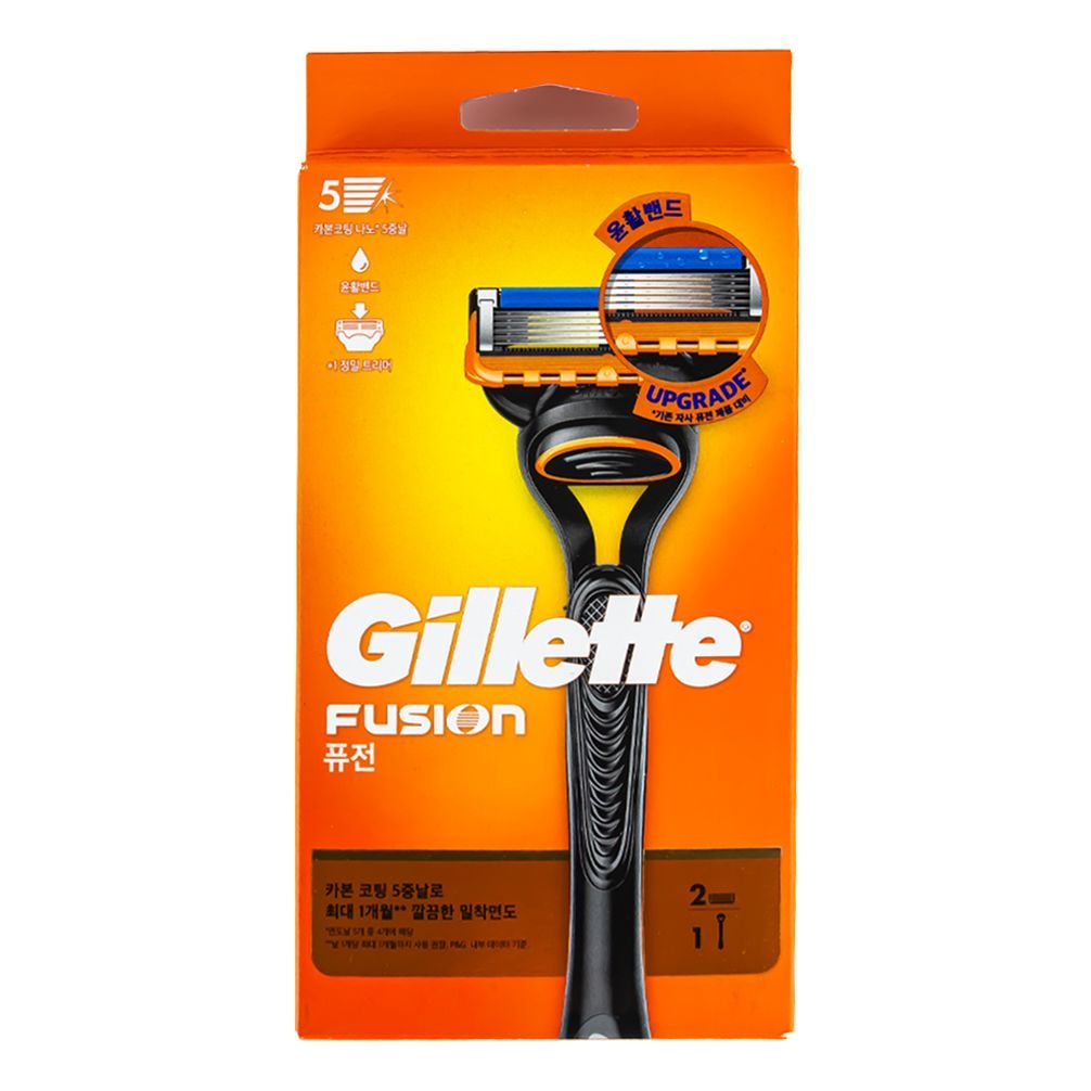 질레트 퓨전 5중날 면도기 면도날 2개