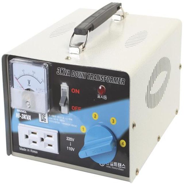 한일변압기가정용트랜스(다운) 1EA 3KVA(링코어)
