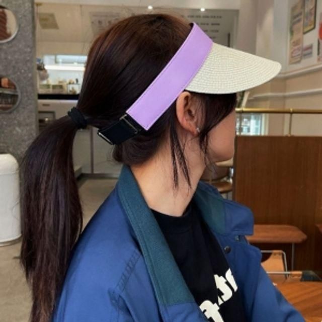 돌돌이 모자 쿨니스 퍼플 그늘 여름 썬캡 시원한