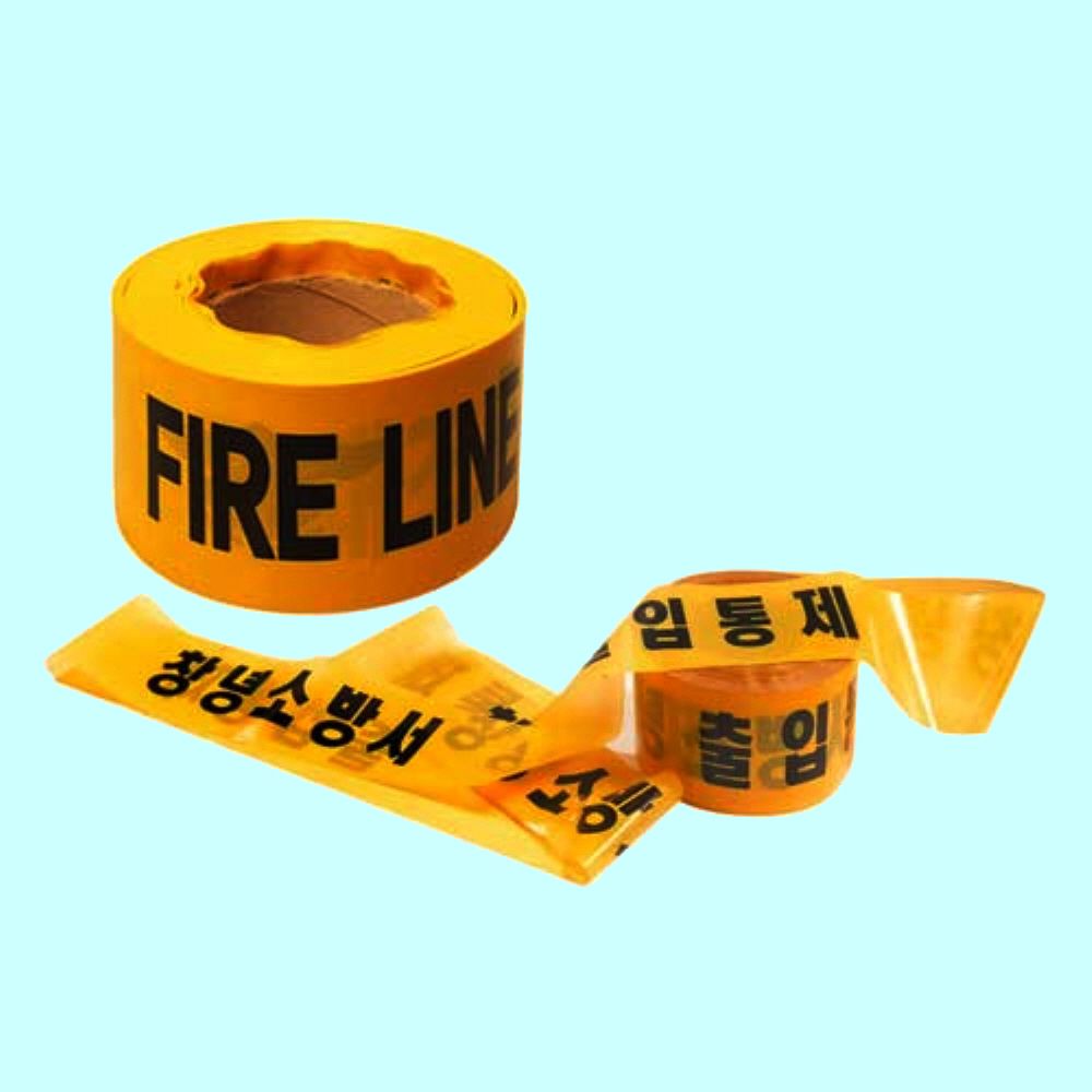 녹색안전 위험테이프 파이어라인 소방라인 fireline
