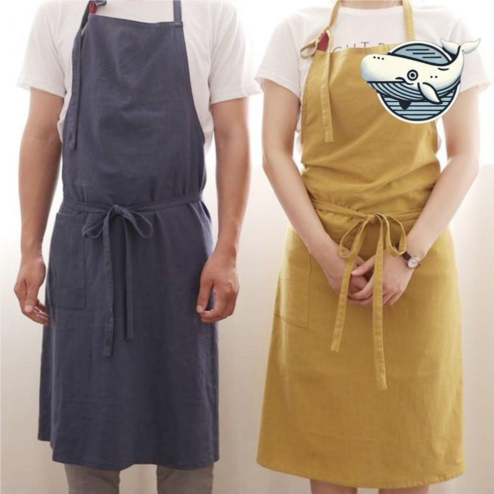 다채로운 색상 에이프런 카페형 앞치마 조리용