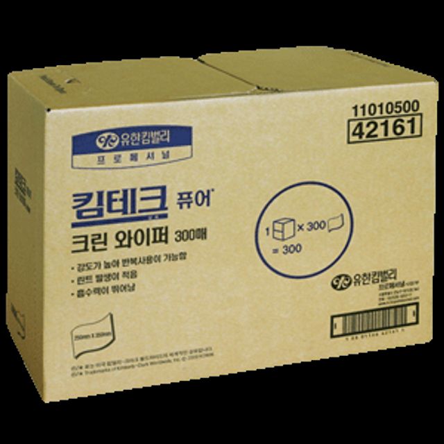 유한킴벌리 킴테크퓨어크린(1겹) 42161 250X350(
