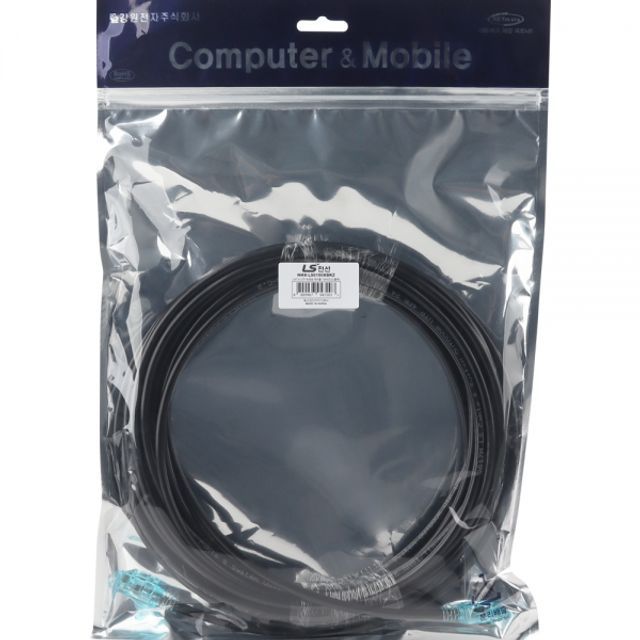 NMX-LS6100XBKZ CAT.6 UTP 옥외용 랜 케이블 10m 블랙