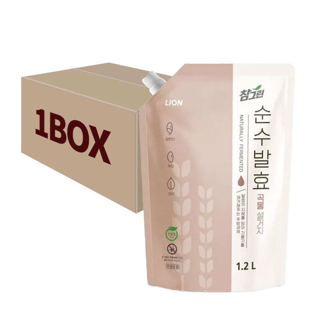 참그린 순수발효 곡물 설거지 리필 1.2L 10입