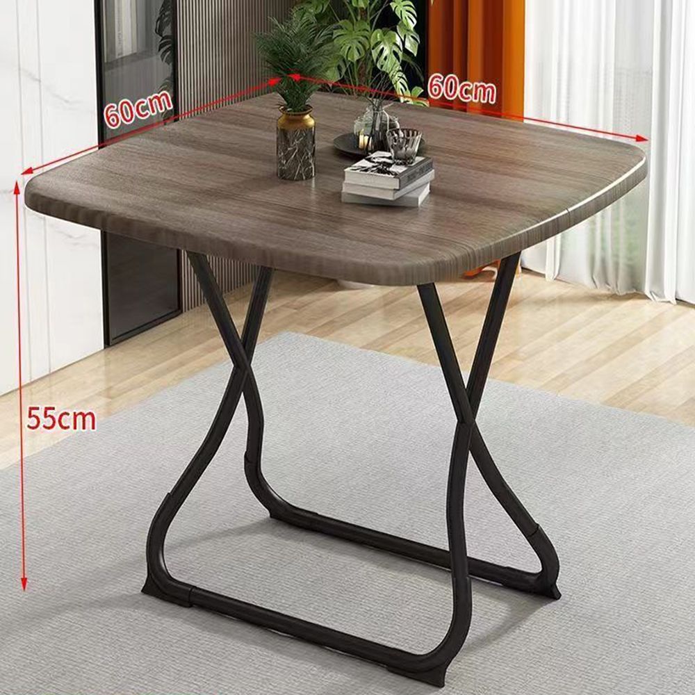 테이블 그레이 60cm 접이식 네모
