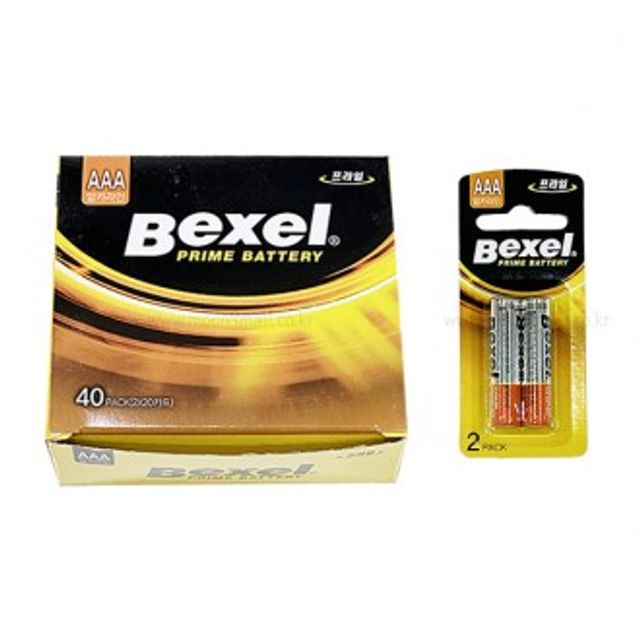 Bexel 벡셀 알카라인 건전지 AAA (2개입x20카드) D