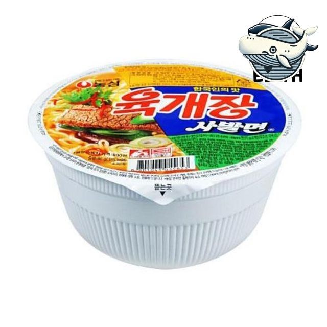 농심 육개장 소스 작은사발 박스 매운 국물