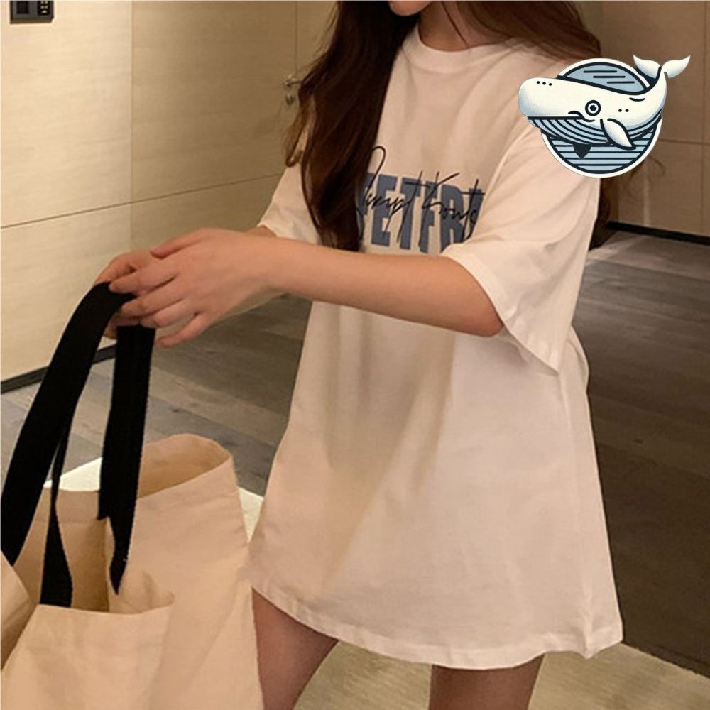 캐주얼 여름 오버핏 티셔츠 편안 일상