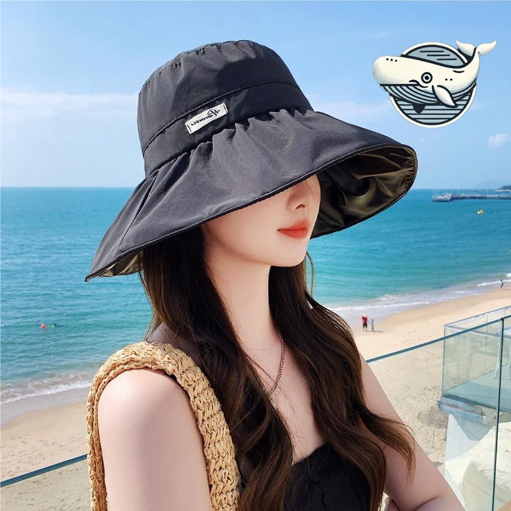 여성 여름 버킷 챙모자 와이드햇 자외선 차단