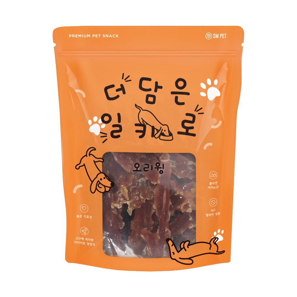 애견 노령견 영양 수제간식 오리 윙 1kg