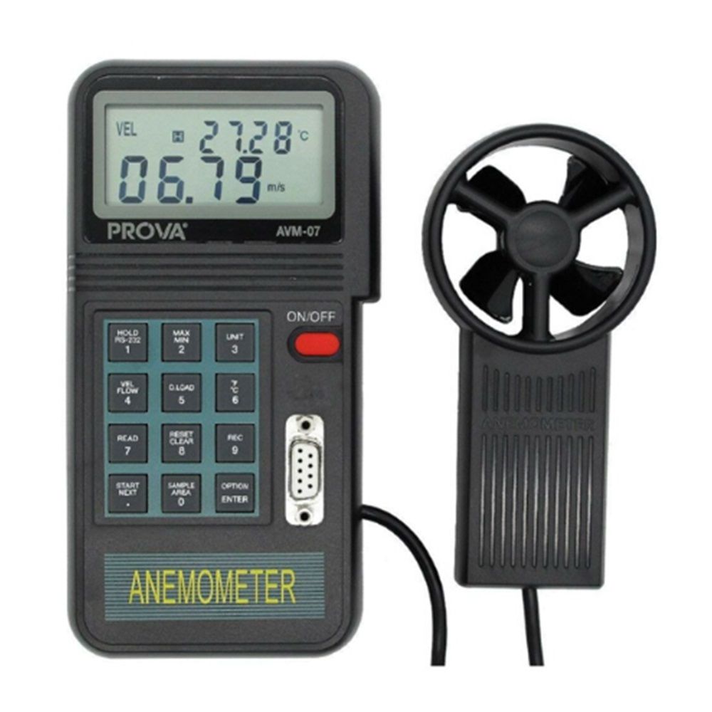 디지털 풍속풍량계 TES-AVM07 0.0~45.0m/s기록계 닥트