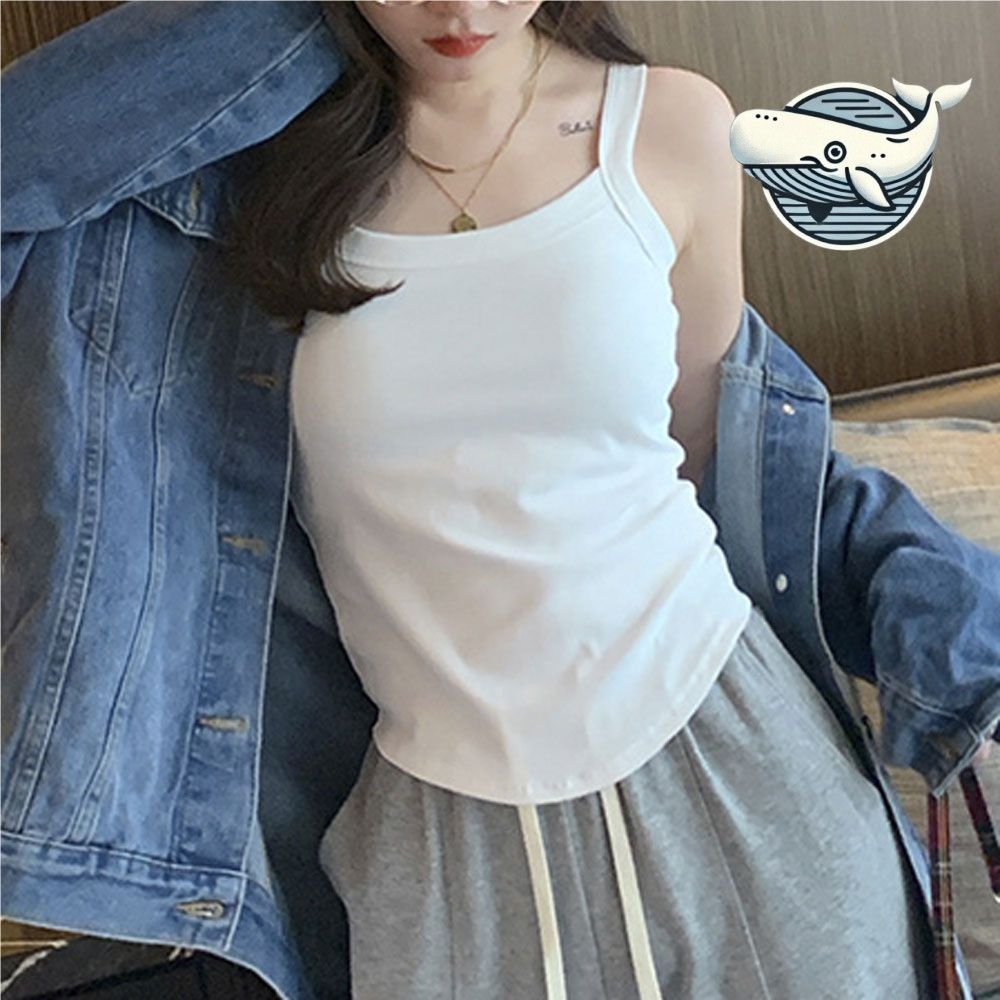 슬림핏 캡내장 기본 나시 여성 이너 민소매