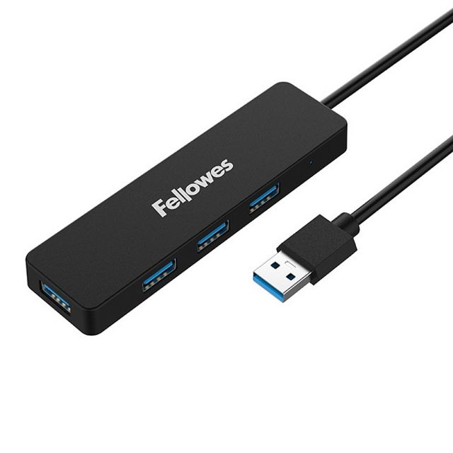 USB 3.0 4포트 허브 블랙 FELLOWES