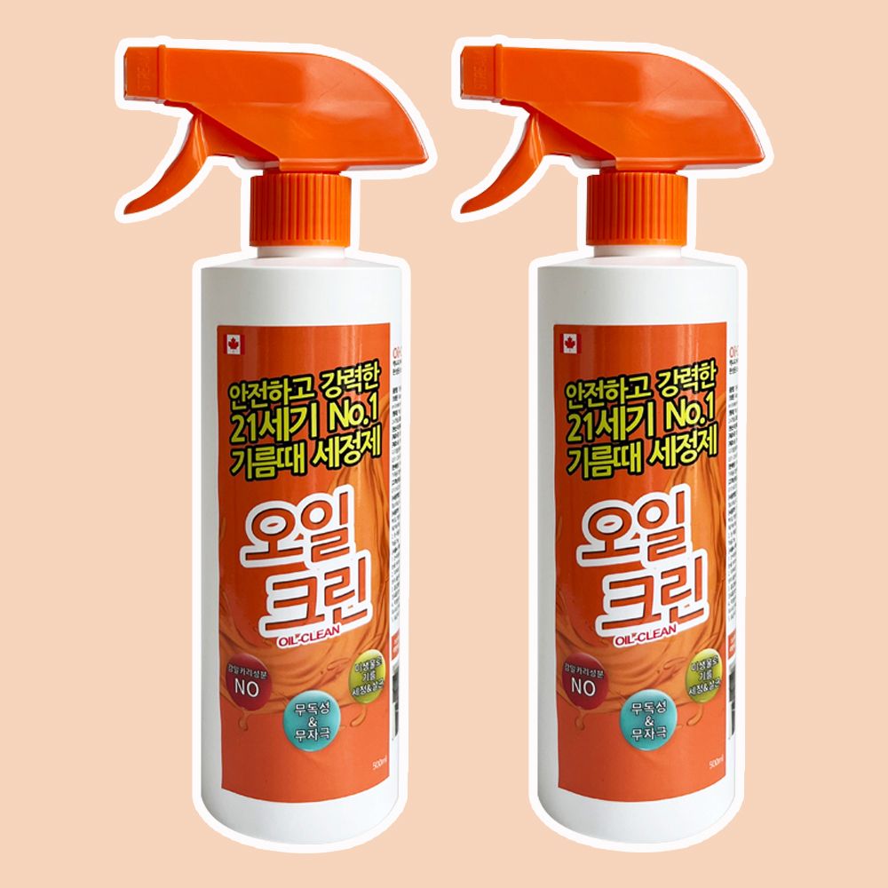 오일크린 기름때 세정제 500ML x 2개