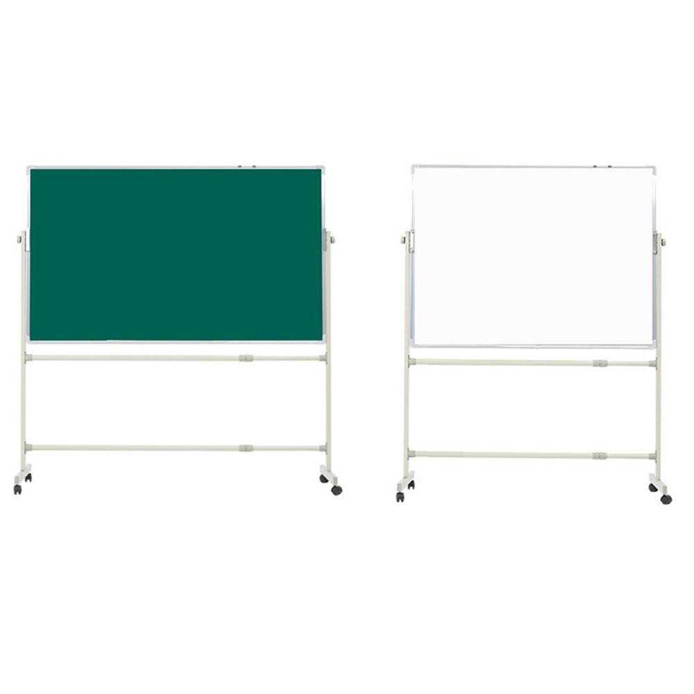 양면 간이 이동식 120cmx80cm 화이트보드