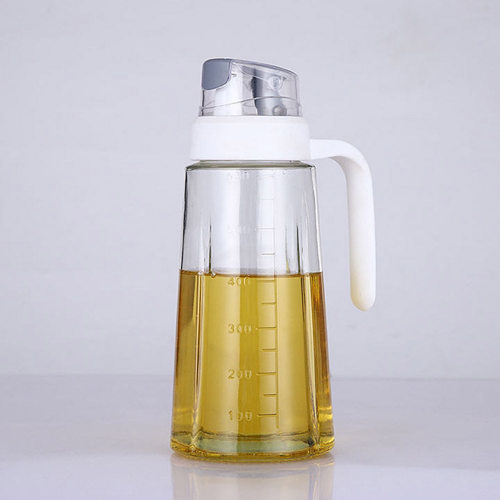 (쿠킹홈) 키친플로 자동개폐 오일병 3p세트(600ml) (그레이)