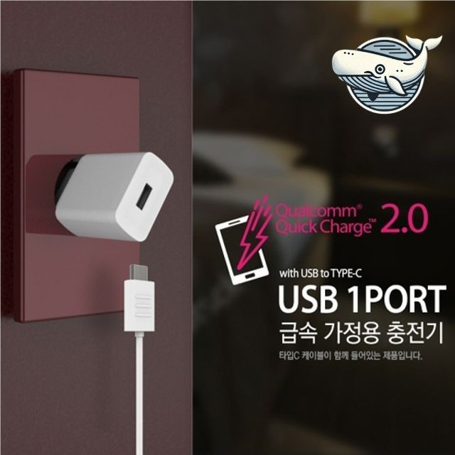 가정용 고속 충전기 C타입 USB 포트