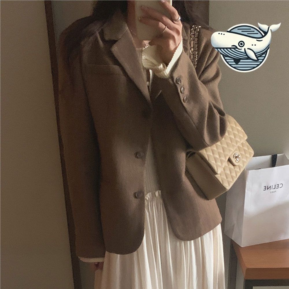 빈티지 헤링본 자켓 멋스러운 직장인 아이템