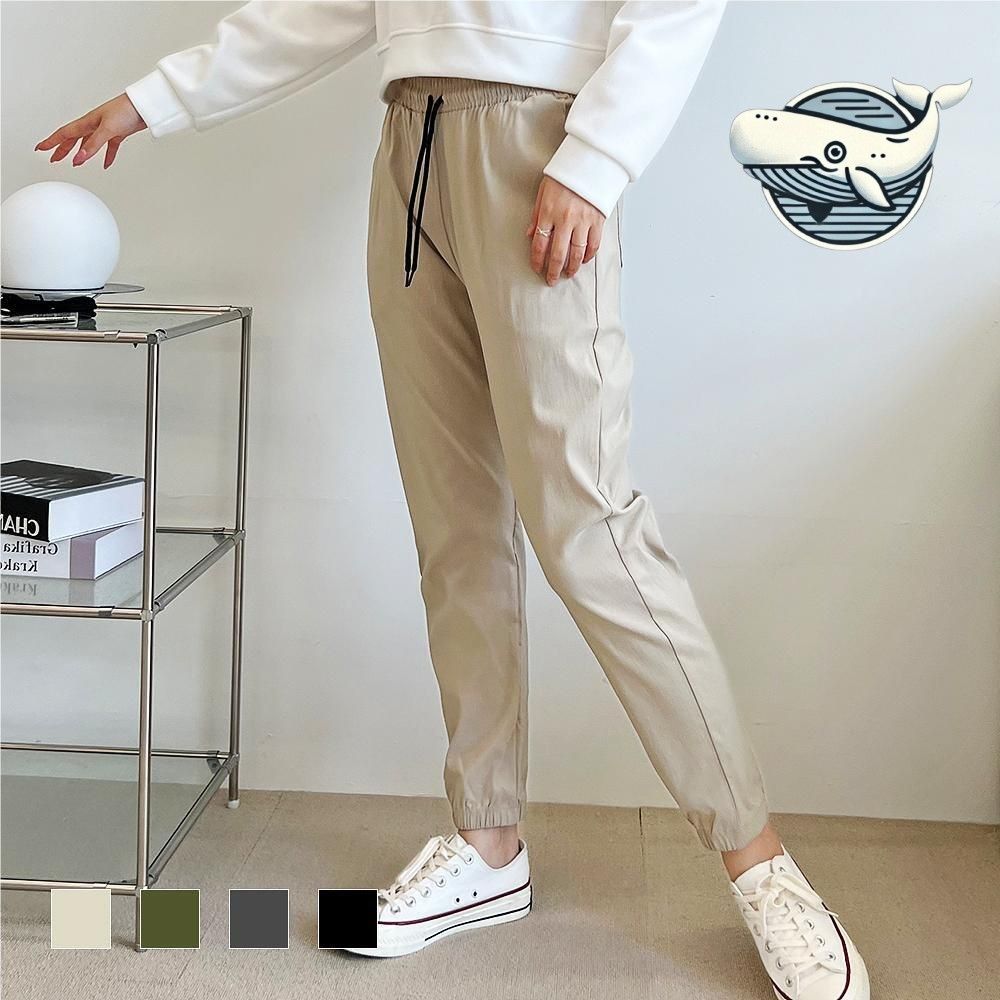 우아한 결혼식 조거팬츠 스판 편안한 여성용