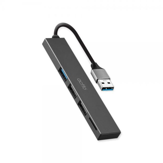 엑토 TF 카드리더기 3포트 USB 3.0 허브 CRH-13