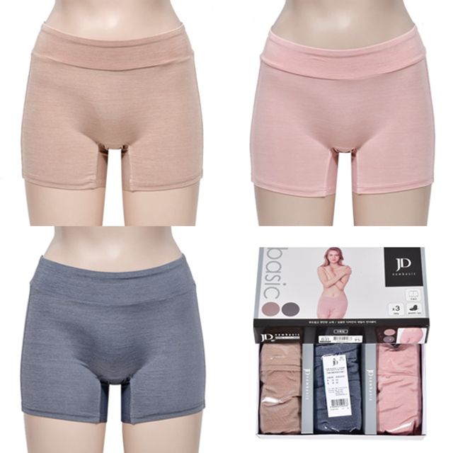 베이직 활동성이 여성 심플 제임스딘 뛰어나 3매입 신