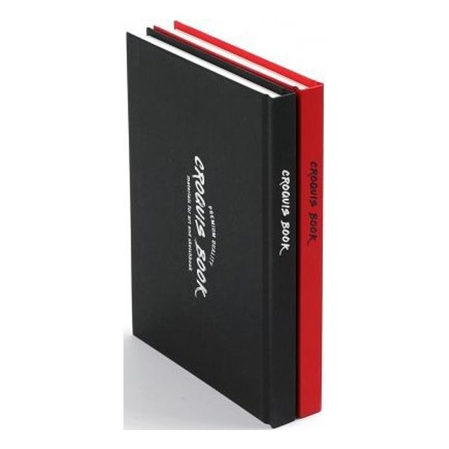 S1005-검정 양장스케치북 A4 105g 제본 80장-40713