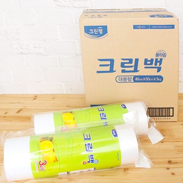 BOX 크린백 롤타입 대용량 (40x50cm) 3kg 6개입