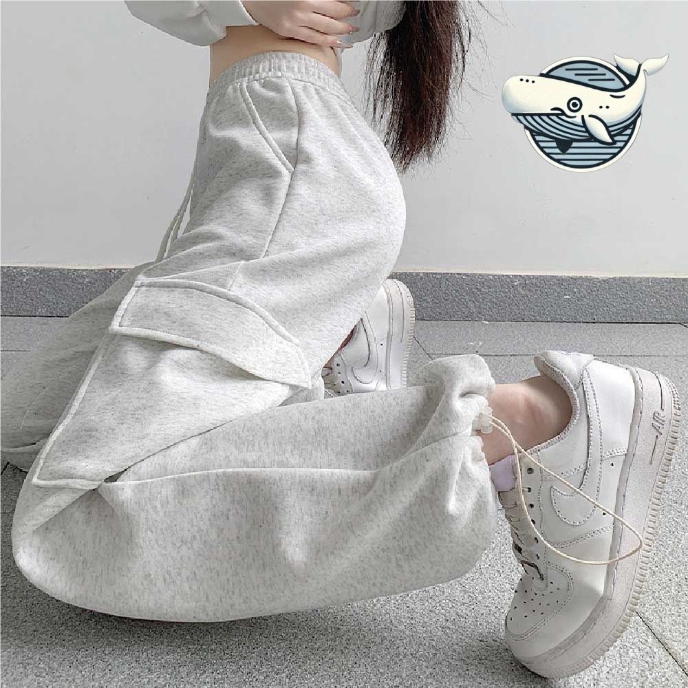 캐주얼 스트랩 카고 팬츠 루즈핏 와이드 데일리