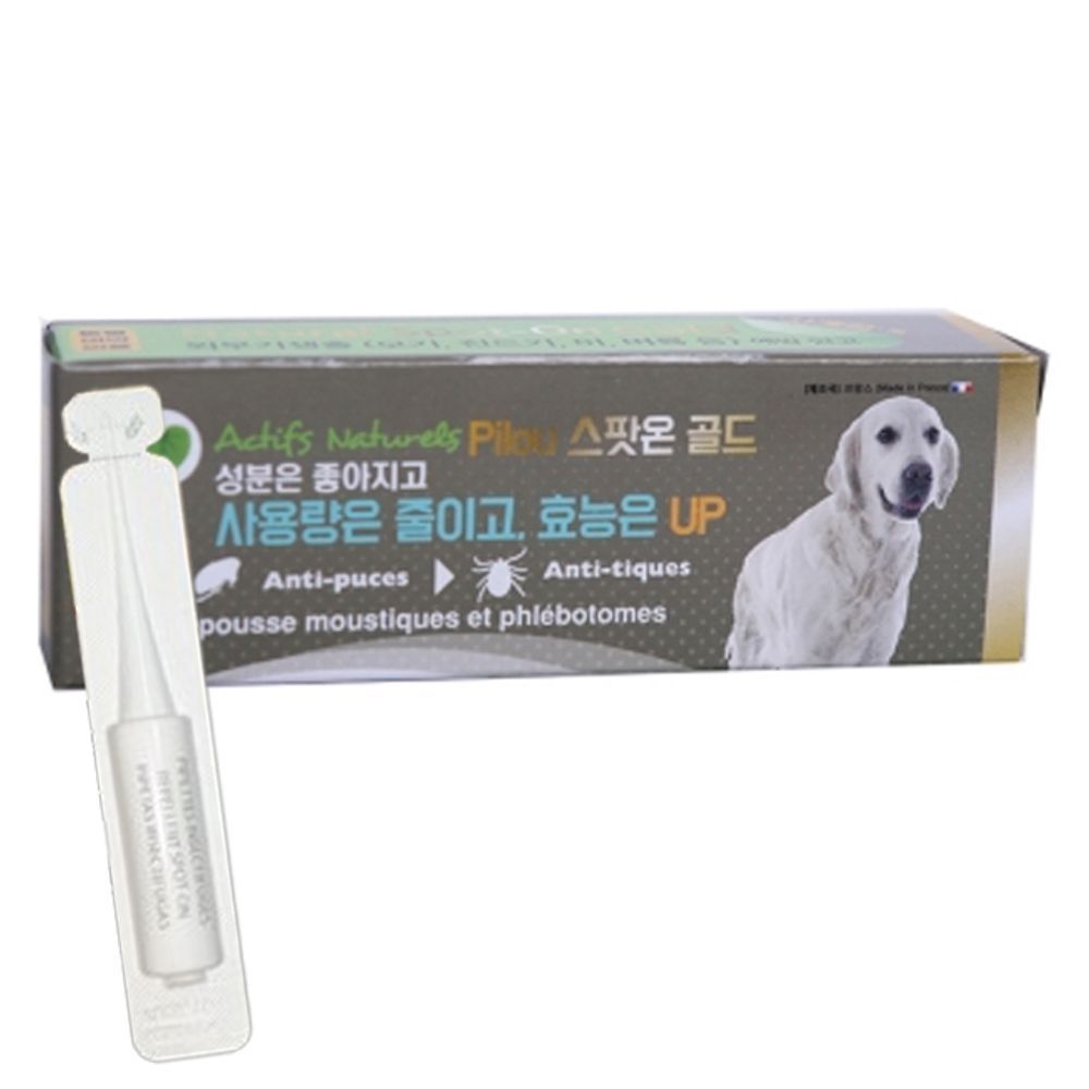 강아지 해충방지 천연 일상 젤타입 대형견 3ml 1P 벌