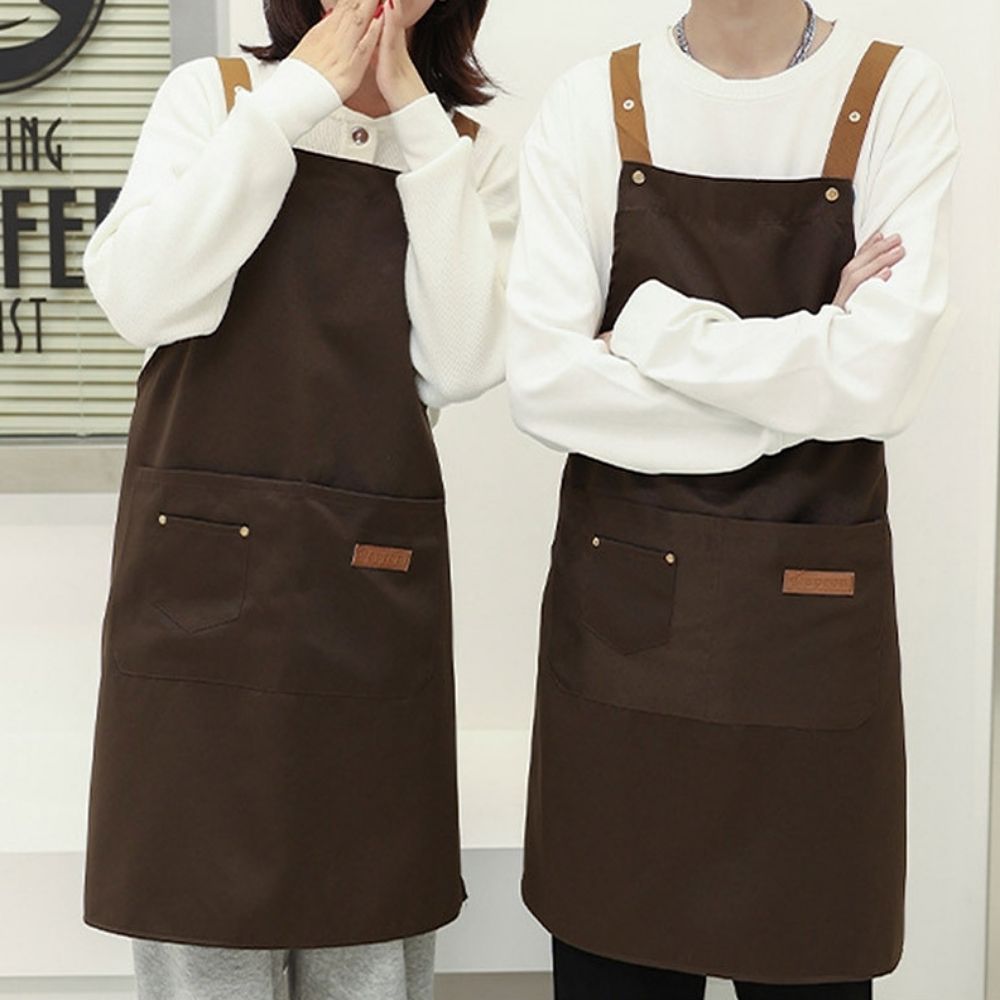 스트랩 바리스타 카페 방수앞치마 공용 H형 주방 공방