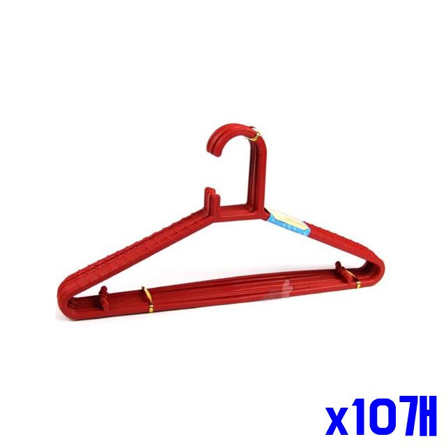 10P 의류옷걸이 옷걸이 x10개 의류 옷정리 가벼운
