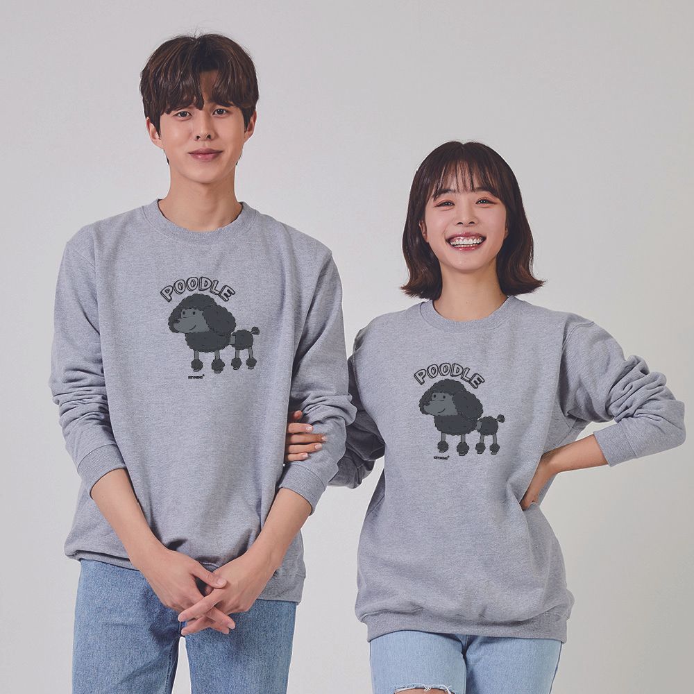 키밍 푸들 강아지 맨투맨 후드티 AIT