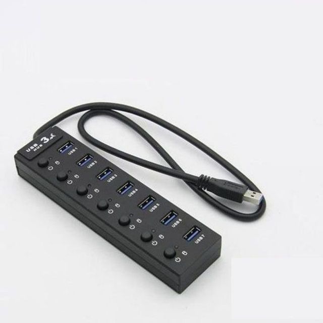 USB 허브 공유기 스위치 분배기 USB 3.0 7포트