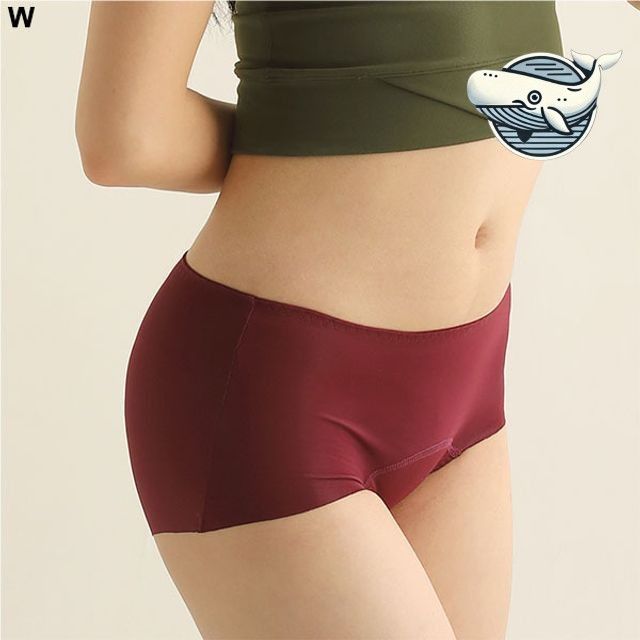 편안한 위생 팬티 레드 색상 라이너 핏 여성용