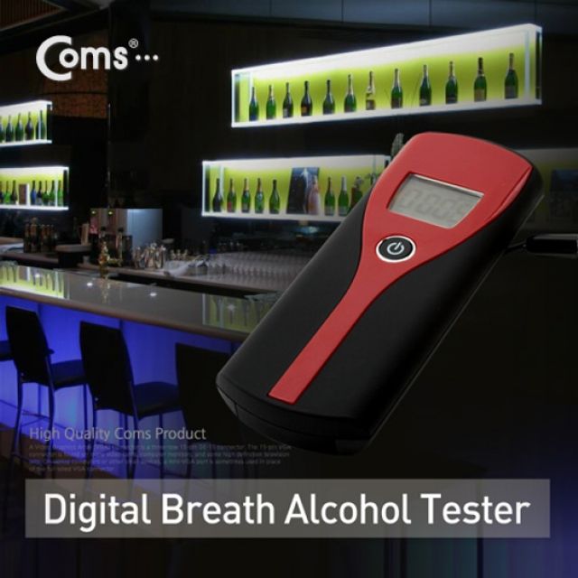 Coms 음주측정기3가지 측정 단위 측정기 음주측정기 usb악세사리 차량용품 음주