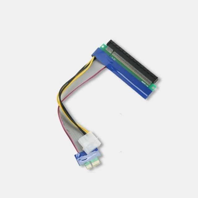 Express PCI 아답터 4P 전원포함 PCIE 1X to 16X 길